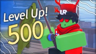 HOW TO GET LEVEL 500 FAST🐟 Fisch [upl. by Enaxor]