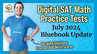 Digital SAT Math  July 2024 Bluebook Update 6 HARD QUESTIONS [upl. by Ynnhoj318]