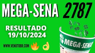 🍀 Resultado MegaSena 2787 [upl. by Laenaj]