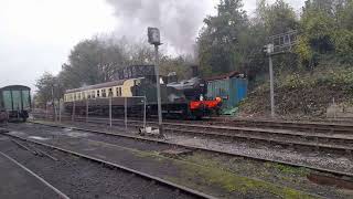 1450 departing from Bitton at avon valley railway on the 21124 [upl. by Mauri]