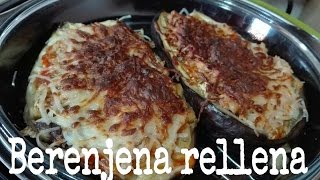 Berenjenas rellenas para vagos Microondas El rincón de ginger [upl. by Yong]