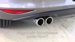 Sound Booster Pro KUFATEC GOLF 7 GTD [upl. by Einwahs485]