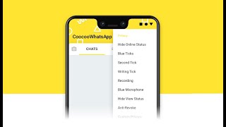 Coocoo WhatsApp une nouvelle version de Whatsapp avec plus doption [upl. by Akzseinga384]
