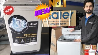 Haier fully automatic washing machine HWM 801269y how to use Haier automatic washing machine 2024 [upl. by Andros375]