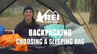 How to Choose Backpacking Sleeping Bags  REI [upl. by Adnof]