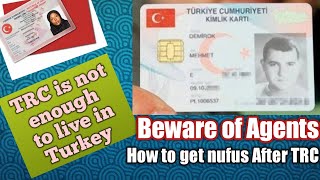 How to registered nufus in turkey  Next step after TRC  Address Regestration  Life in turkey [upl. by Aileme]