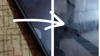 Remove air bubble from tempered glass new smartphone youtube [upl. by Anet]