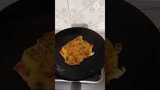 Chawal ke atte ka nasta recipe shorts  by kirat kitchen 🥞😋 [upl. by Ddene]