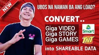 HOW TO CONVERT Smart and TNT GIGA Promos into SHAREABLE and ALL SITE DATA [upl. by Greerson945]