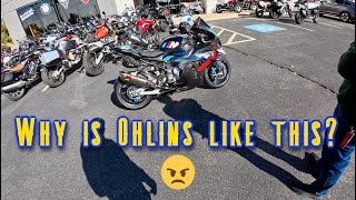 Man complains about Ohlins  2024 BMW M1000RR and R [upl. by Neelhsa]