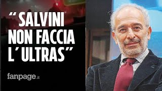 Scontri InterNapoli Gad Lerner contro Salvini quotIl ministro della Nutella smetta di fare lultrasquot [upl. by Alodie]