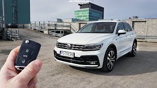 Volkswagen Tiguan 20 TDI 240 4MOTION TEST POV Drive amp Walkaround [upl. by Nnaxor738]