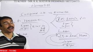 Definition of Annuities with formulas and Important tips for exam  Mathur Sir Classes [upl. by Ailuig]