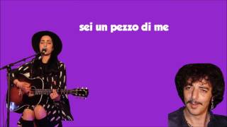 Testo Levante ft Max Gazzè  Pezzo di me cover di Ottobre [upl. by Fairfax158]