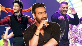 Ajay Devgn Takes A DIG On SalmanShahrukh DANCING In Award Shows [upl. by Arrej465]