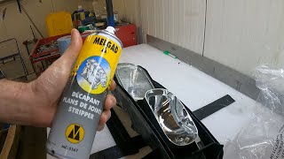 BUTYL REMOVAL FROM HEADLIGHT LENS USING GASKET REMOVERR33 GTR headlight restoration [upl. by Rednave623]