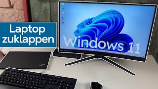 Laptop zugeklappt nutzen  Windows 11  Quicktipp 7 [upl. by Adiaj]