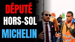 Ce député macroniste craque sous la pression des ouvriers de Michelin [upl. by Namajneb668]