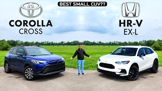 RELIABLE amp AFFORDABLE  2024 Toyota Corolla Cross vs 2024 Honda HRV Comparison [upl. by Rosalinda]