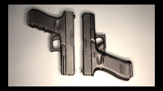 Glock 17 Gen 4 and Gen 5 Comparison [upl. by Inalaek]