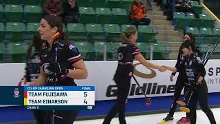 Coop Canadian Open Highlights  Draw 11 Fujisawa vs Einarson Jan 12 2023 [upl. by Prissy]