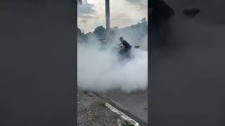 💥 bmw s1000r superbike stunt motorcycle stunt superbike shortsfeed burnout [upl. by Els]