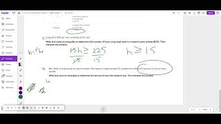 AM7 7 7 Part 2 One Step Inequalities MultDiv Application [upl. by Oneil]