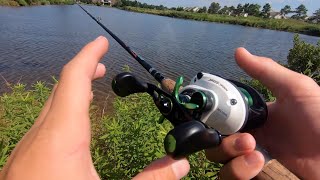 reviewing the LEWS MACH 1 baitcaster [upl. by Sirdna404]