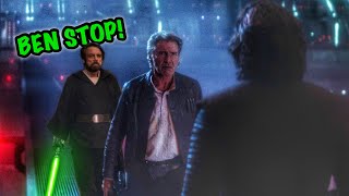 What If Luke Skywalker SAVED Han Solo And Fought Kylo Ren [upl. by Giffy]