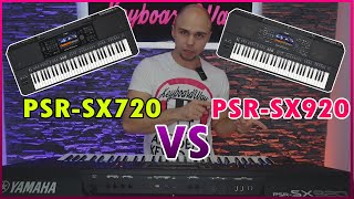 Yamaha PSRSX720 vs Yamaha PSRSX920 SOUNDS AND STYLES COMPARISON [upl. by Eesak]