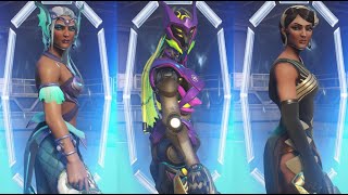 NEW Symmetra Pathway Opened Highlight Intro with Different Skins  Overwatch 2 [upl. by Kirsch]