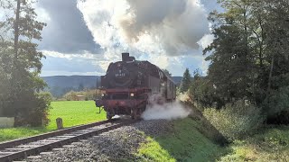 Die Schwäbische Waldbahn am 15102023 [upl. by Ardnuasac]