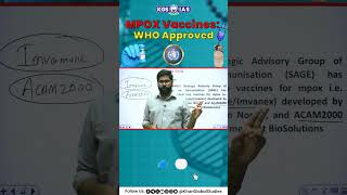 MPOX Vaccines Who Approved mpox vaccination whoapproved kgsias mpoxcaccines kgsiasenglish [upl. by Annoid]