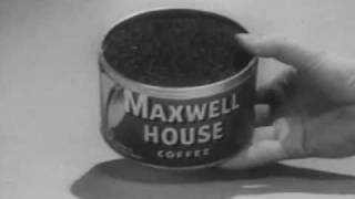 Maxwell House Commercial 2 1950s [upl. by Adnot392]