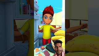 funny comedy cartoon gullibullihorrorstory shortsfeed t [upl. by Ariamoy]