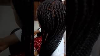 Half lines braids 💆 [upl. by Sherj]