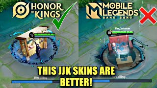 THIS JJK SKINS ARE BETTER THAN MOBILE LEGENDS  HONOR OF KINGS [upl. by Eylloh504]