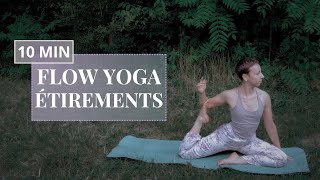 10 min routine yoga étirements corps complet niveau intermédiaire 🌤🍄🕷 [upl. by Aissac]