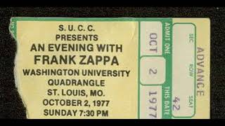 Frank Zappa  1977 10 02  St Louis MO [upl. by Alwin]