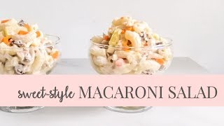 Macaroni Salad  How to Make Macaroni Salad [upl. by Yonita]