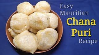 Easy Mauritian Chana Puri Recipe  Ramadan Special [upl. by Amsirhc]