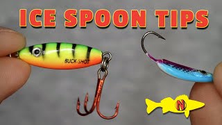 WALLEYE ICE SPOON TIPS with Brad Hawthorne [upl. by Temme]