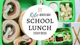 KETO SCHOOL LUNCH  Keto Bento Boxes  KETO KIDS [upl. by Anikehs]