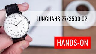 HANDSON Junghans Max Bill Automatic 27350002 [upl. by Azaria930]