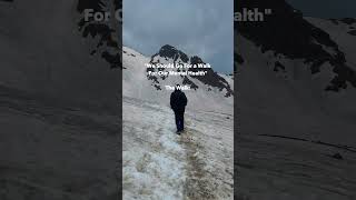 The walk my mind needed 🏔️trendingshorts mountains trekking hike hikerlife hiketop trek [upl. by Limoli]