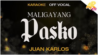 Maligayang Pasko  juan karlos KARAOKEOFF VOCAL [upl. by Marleah]