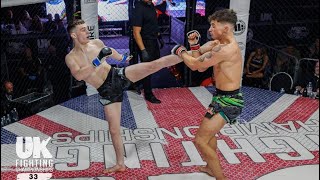 Alex Home vs Damien McGuigan  UKFC 33 [upl. by Ahtebbat]