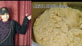 aaj humne halva distribute Kara bahut maja aaya bacchon ko please support us ariya nano vlogs [upl. by Aiht485]