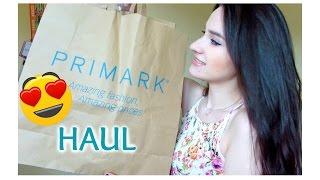 GROßER PRIMARK HAUL JULI 2015  mit Anprobe  Sommer Haul  Oberteile Schuhe Schmuck [upl. by Tirrell713]