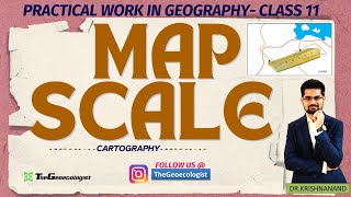 Map Scale  Chapter 2  NCERT Class 11  TheGeoecologist [upl. by Nnylyoj]